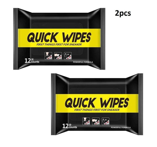 Shoe Tissue- Disposable 12 Pieces/Pack Shoe Sneaker Wipes Cleaner(Pack of 2)