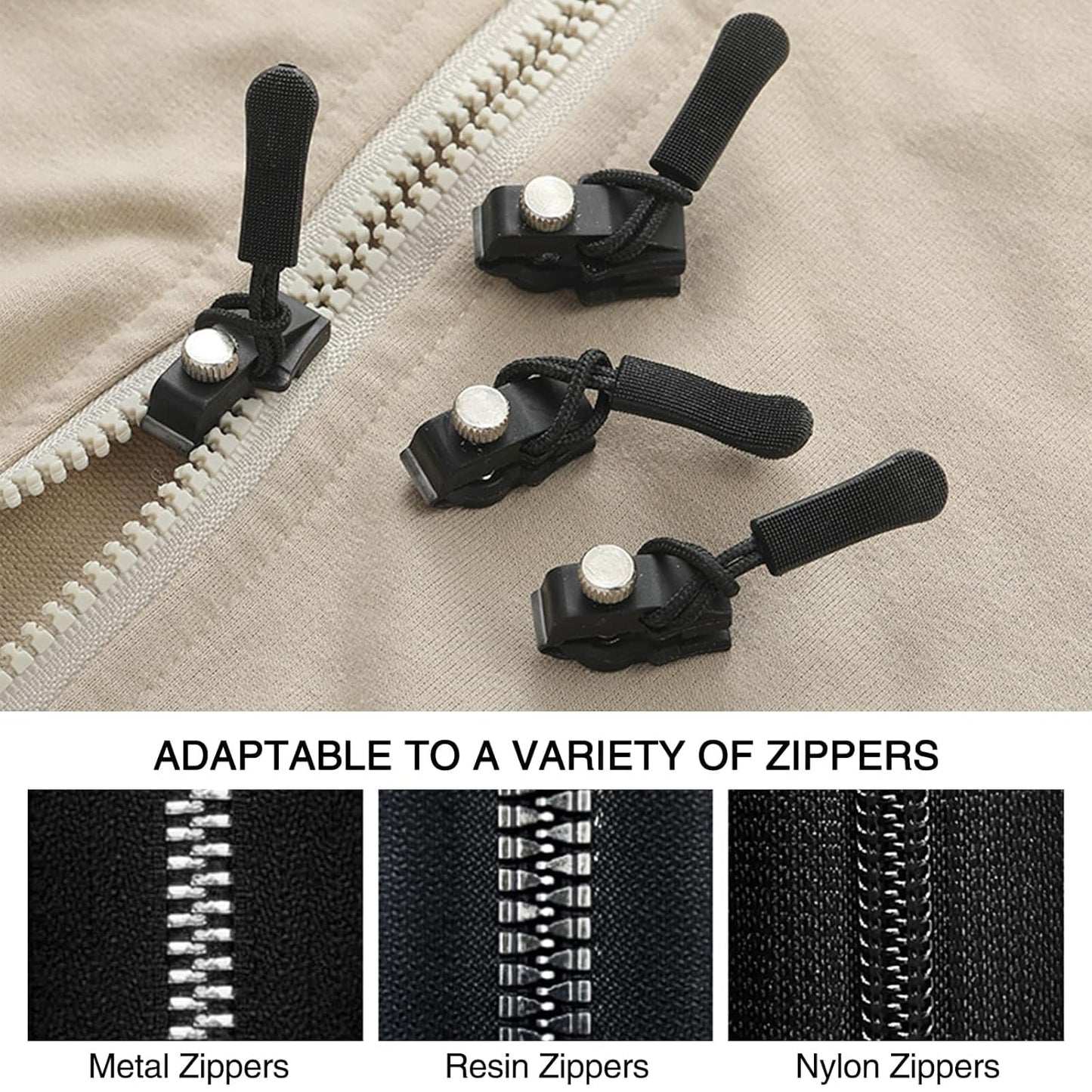 Zipper Slider (Pack of 10)